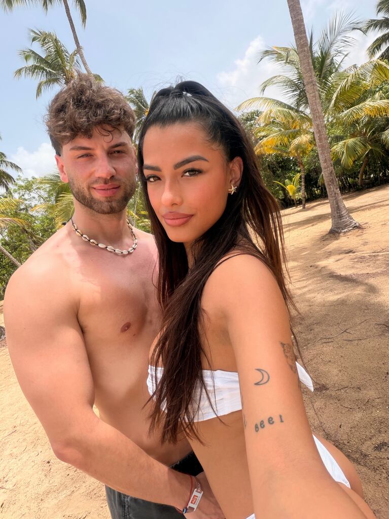 Así blanquearon su amor Luz y Tato (Fotos de Instagram)