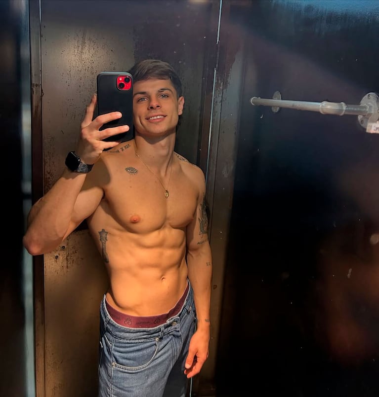 Así cuida su cuerpo Franco Zunino de Gran Hermano (Fotos de Instagram)
