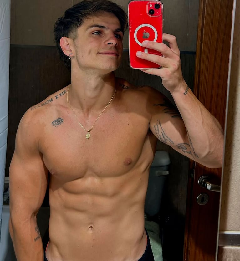Así cuida su cuerpo Franco Zunino de Gran Hermano (Fotos de Instagram)