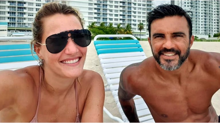 Así entrena Mica Viciconte junto a Fabián Cubero y Luca