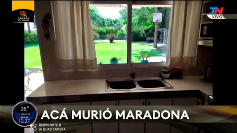 Así era la casa de Tigre en la que murió Diego Maradona: "El playroom no tenía ni baño y a él le costaba caminar"