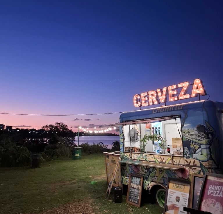Así es el beer truck de Gonzálo Suárez en el bajo de San Isidro. (Foto: @cervezalagarto)