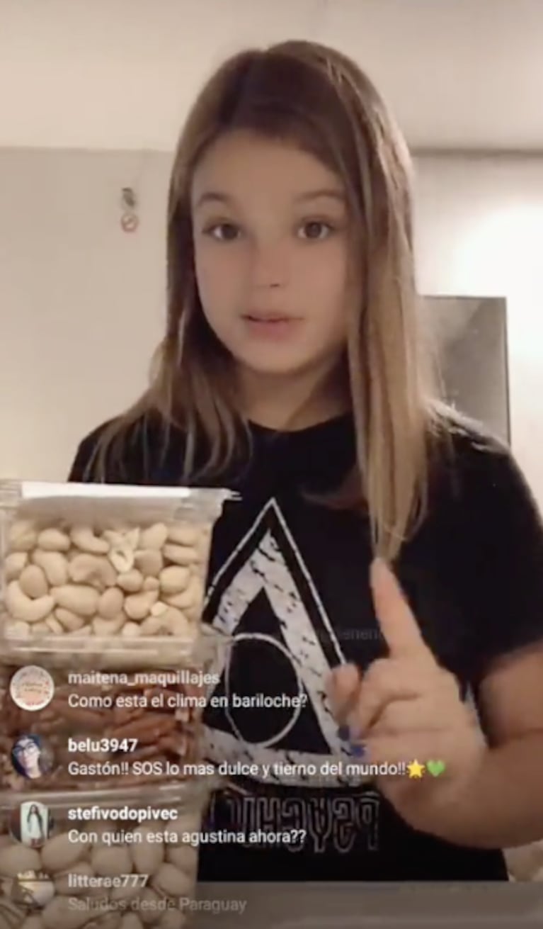 Así es la alimentación vegetariana de Muna, la hija de Agustina Cherri y Gastón Pauls: mayonesa orgánica y bastones veganos