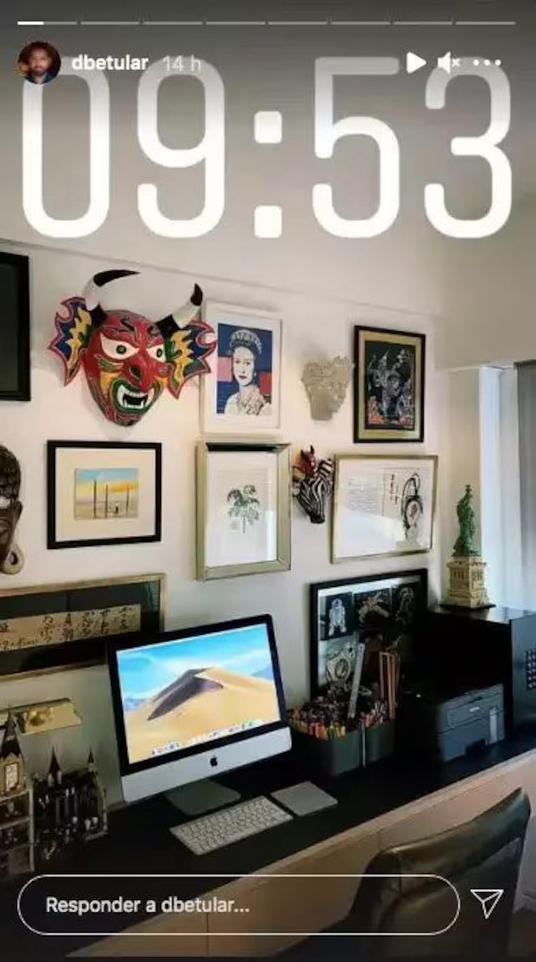 Así es la casa de Damián Betular: un refugio minimalista con una colección que sorprende | Créditos: Instagram @dbetular