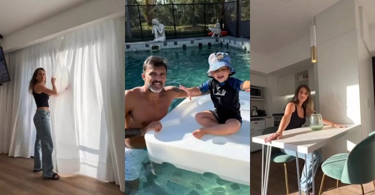 Así es la casa de Mica Viciconte y Fabián Cubero en Zona Norte: estilo minimalista combinado con modernismo | Créditos: Instagram @micaviciconte