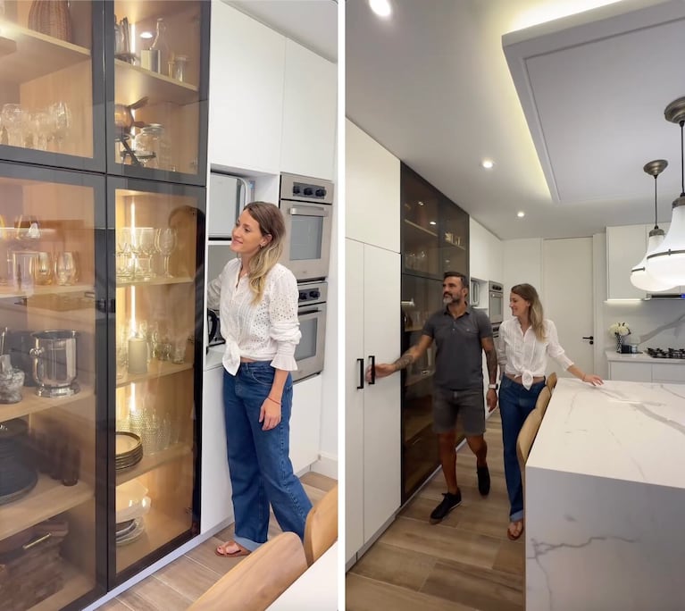 Así es la casa de Mica Viciconte y Fabián Cubero tiene nuevo look: minimalismo, playroom y vinoteca