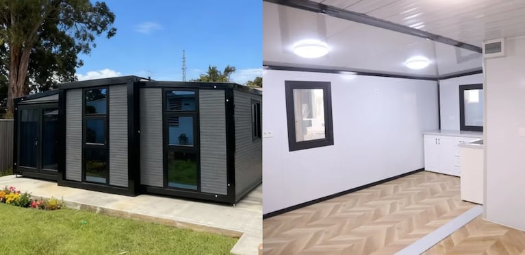 Así es la casa prefabricada china: se vende por 843.000 pesos el metro cuadrado y se instala en 10 horas | Créditos: Mercado Libre