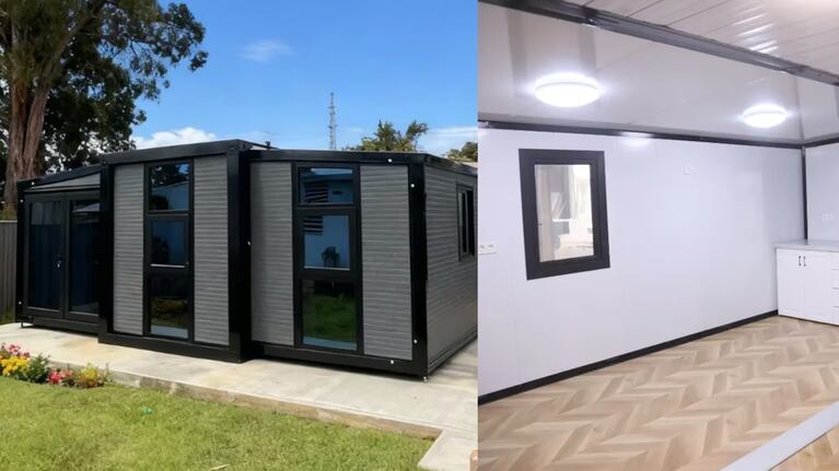 Así es la casa prefabricada china: se vende por 843.000 pesos el metro cuadrado y se instala en 10 horas | Créditos: Mercado Libre