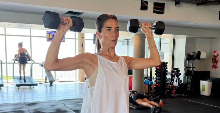 Así es la exigente rutina de entrenamiento de Juana Viale en el gimnasio | Créditos: Instagram @juanavialeoficial