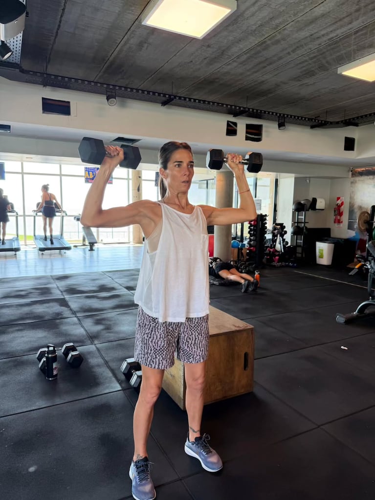 Así es la exigente rutina de entrenamiento de Juana Viale en el gimnasio | Créditos: Instagram @juanavialeoficial