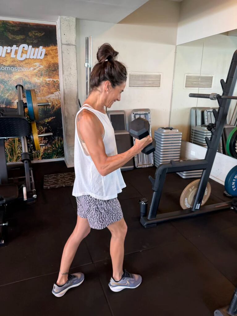 Así es la exigente rutina de entrenamiento de Juana Viale en el gimnasio | Créditos: Instagram @juanavialeoficial