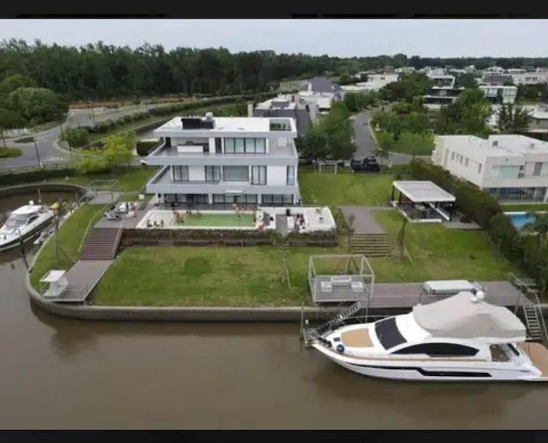 Así es la mansión del Yatch Nordelta que compró Wanda Nara. (Foto: @mecomprendezmendez)