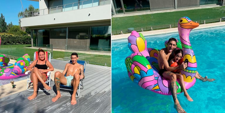 Así es la mansión que Ángel Di María tiene en Rosario (Foto: IG @ jorgelinacardoso26)