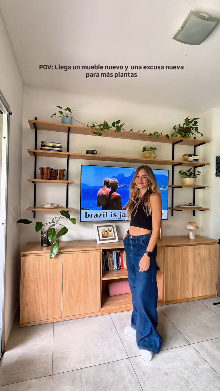 Así es la moderna casa de Rochi Igarzábal: arte, plantas y una renovación con estilo (Fotos de Instagram)