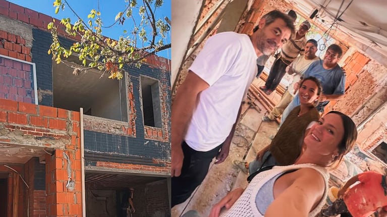 Así es la moderna casa que Paula Chaves y Pedro Alfonso están construyendo para su familia (captura de Instagram)