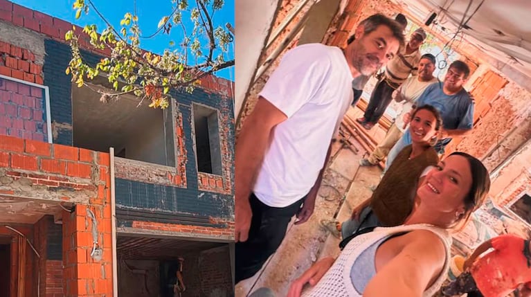 Así es la moderna casa que Paula Chaves y Pedro Alfonso están construyendo para su familia (captura de Instagram)