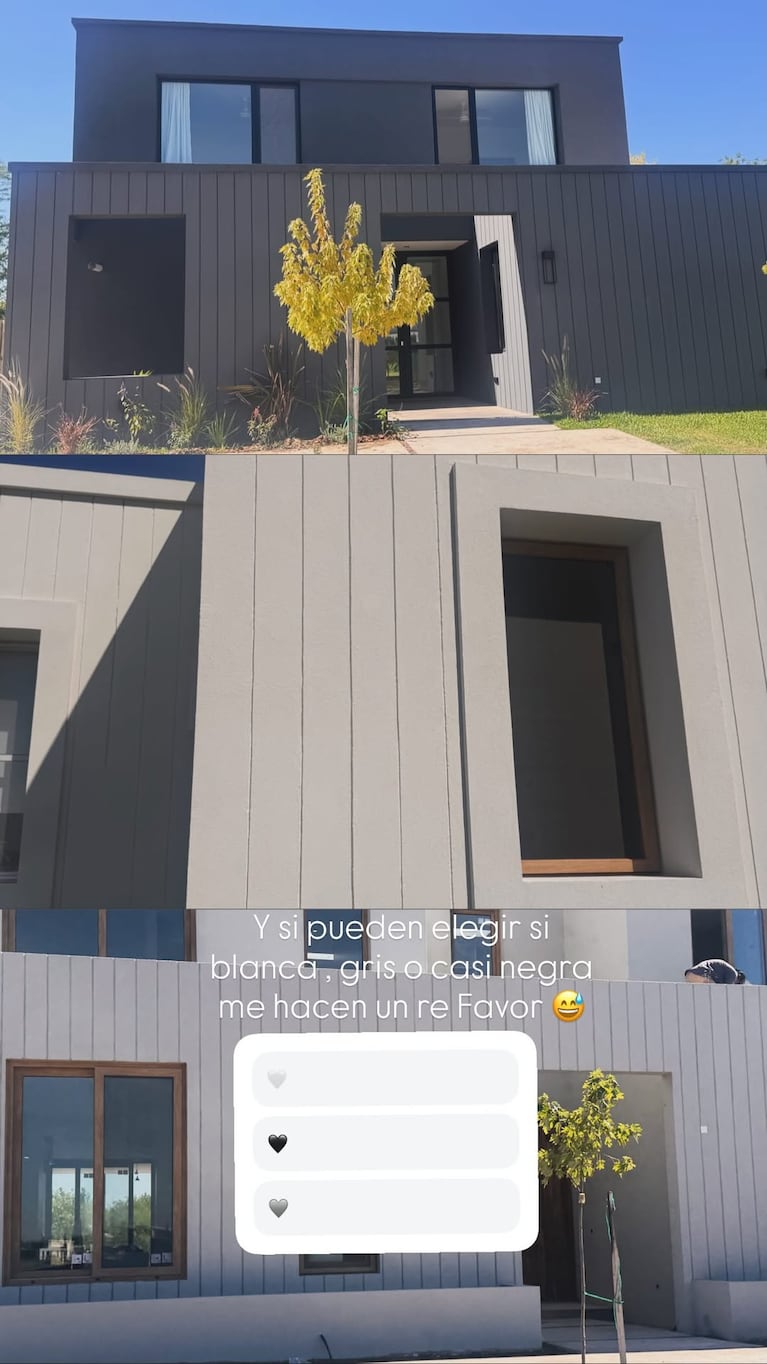 Así es la moderna casa que Paula Chaves y Pedro Alfonso están construyendo para su familia (captura de Instagram)