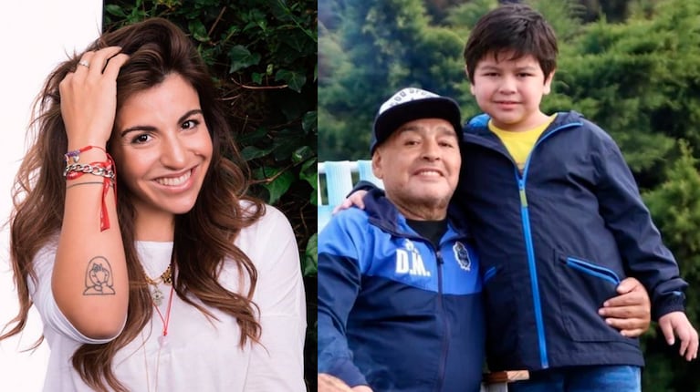 Así es la relación de Gianinna Maradona con su hermano Dieguito Fernando puertas para adentro.