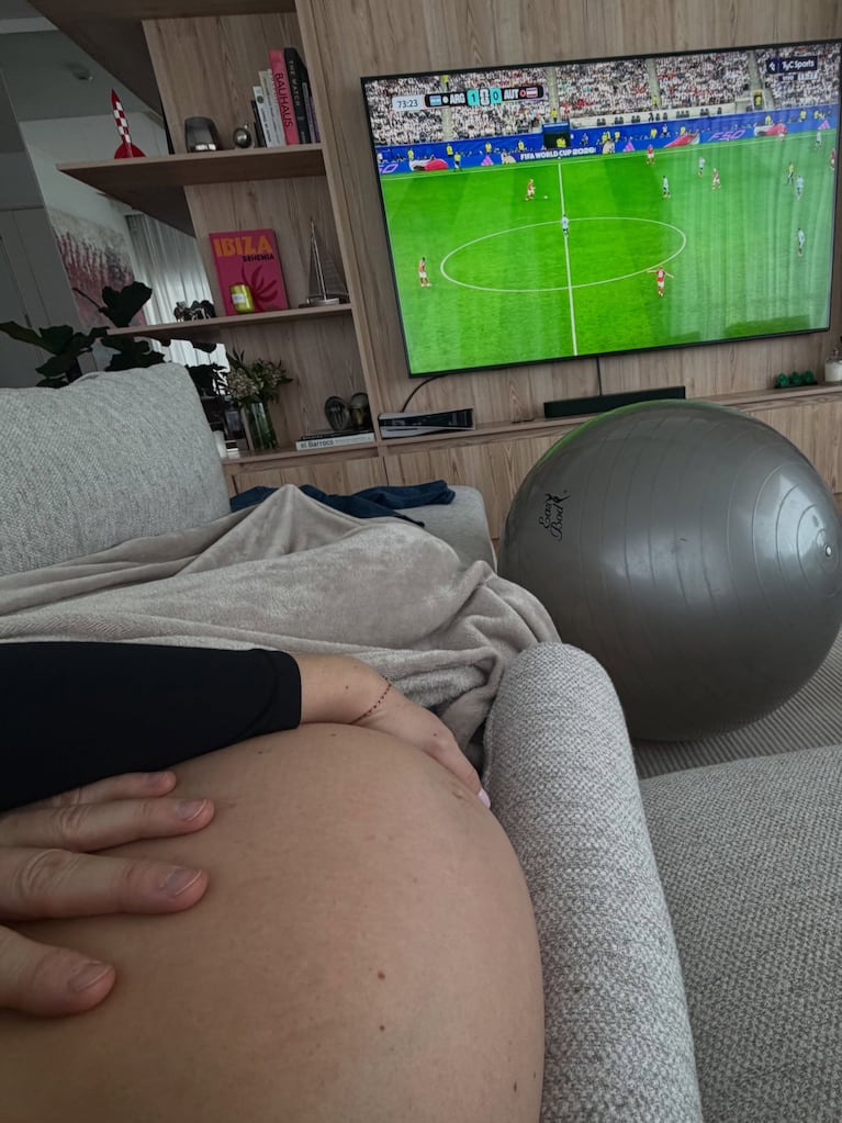 Así espera Sofía Aldrey a su primer hijo con Nacho Vivas (Foto de Instagram)