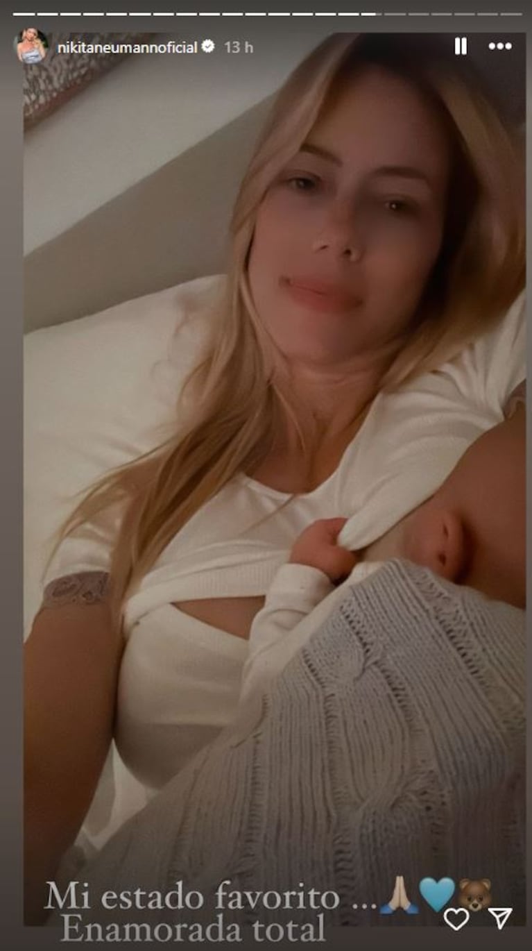 Así espía Nicole Neumann a sus hijas mientras cuidan a su hermanito recién nacido: “Fanática del control”