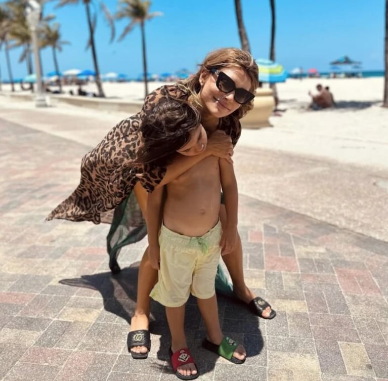 Así está Cairo, el hijo de Eva de Dominici y Eduardo Cruz