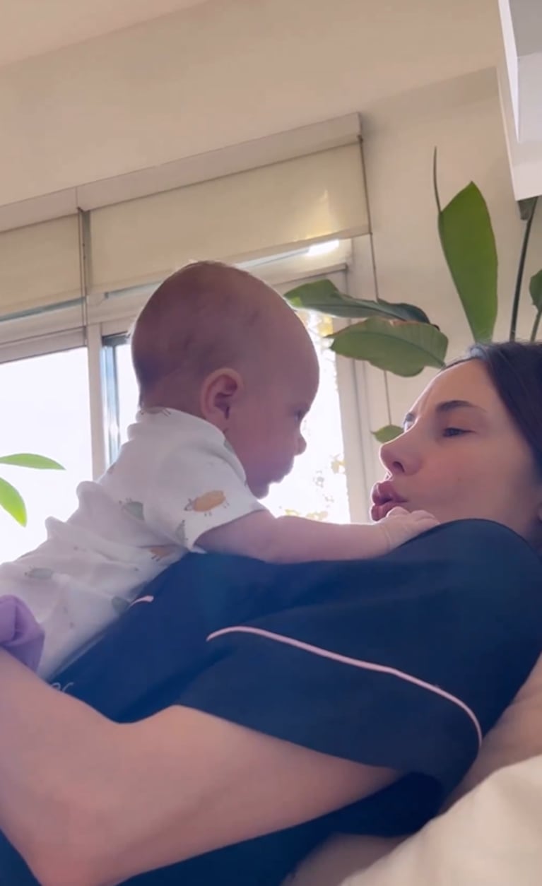 Así está Galileo, el hijo de Magui Bravi, a sus dos meses de vida: el tierno video