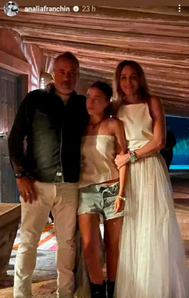 Así está hoy Antonia, la hija de Vero Lozano (Foto: Instagram @analiafranchin)