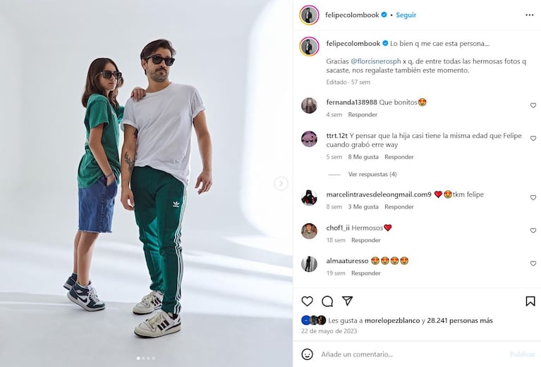 Así está hoy Aurora, la hija adolescente de Felipe Colombo y Cecilia Coronado