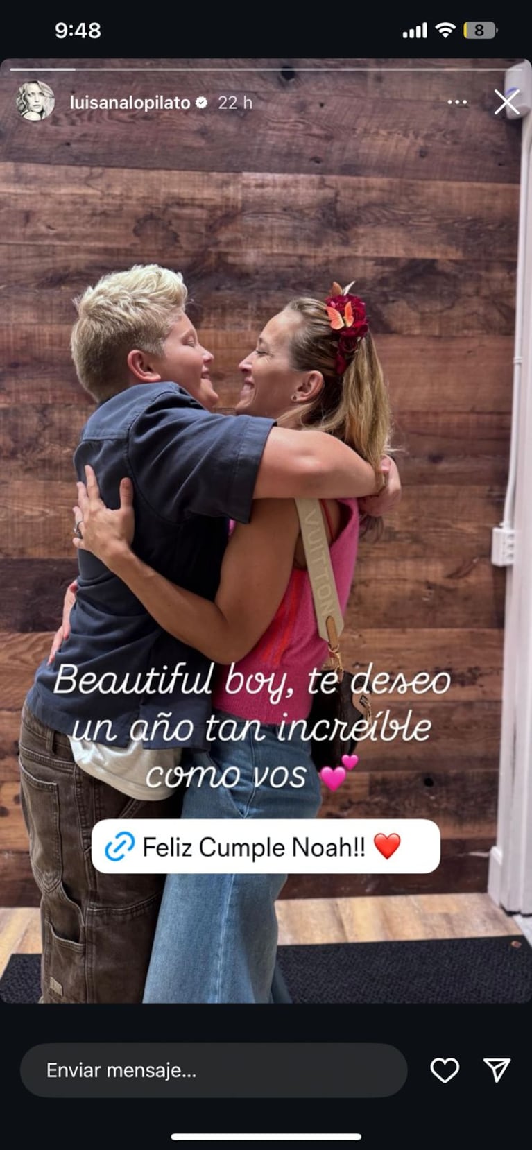 Así está hoy Noah, el hijo mayor de Luisana Lopilato y Michael Bublé. Crédito: Instagram