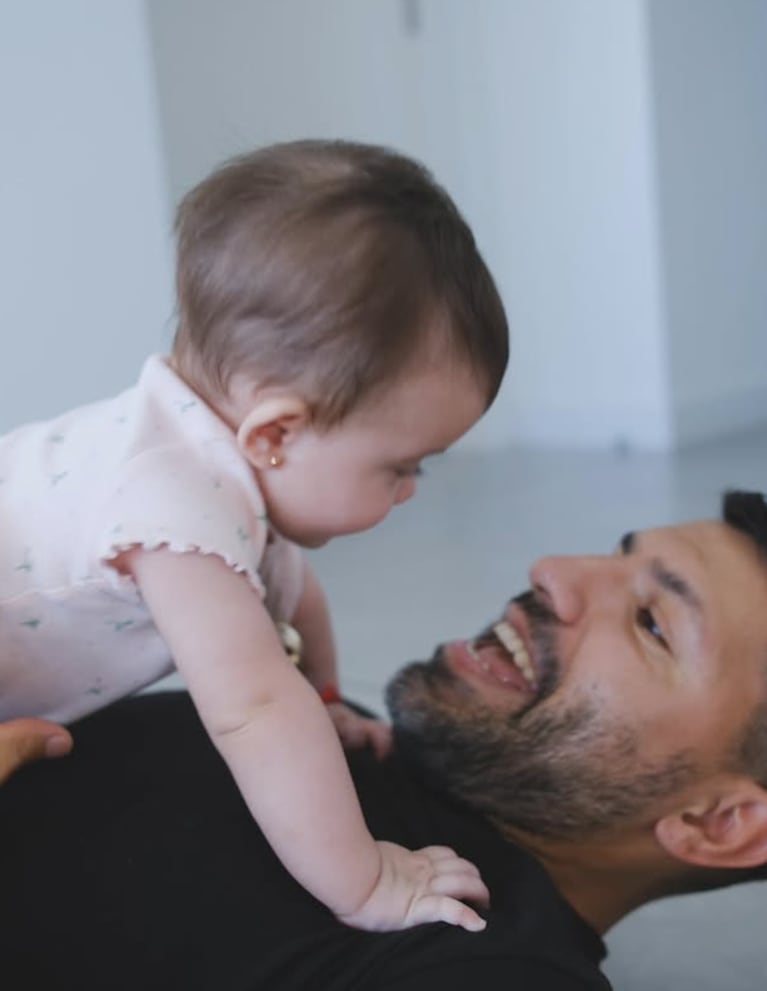Así está Olivia, la hija de Kun Agüero y Sofía Calzetti. Foto: IG | soficalzetti