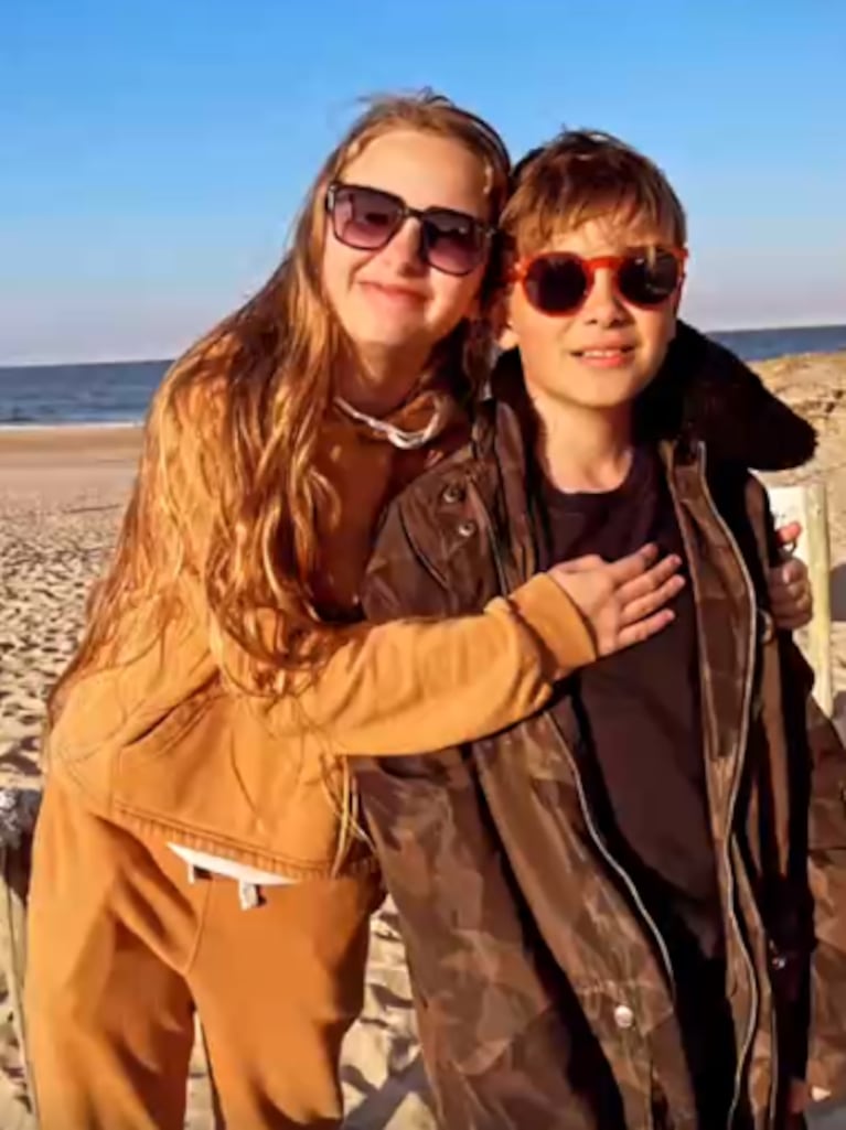 Así están hoy Paul e Isabella, los hijos de Florencia de la Ve y Pablo Goycochea