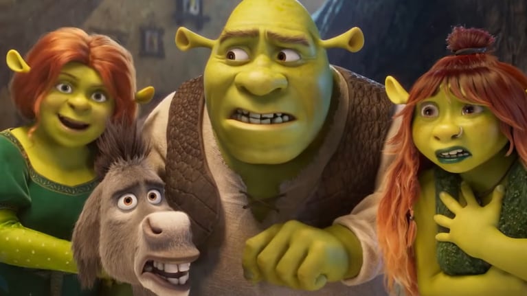 Así están los personajes de ficción de Shrek 5. Foto: Captura del tráiler.