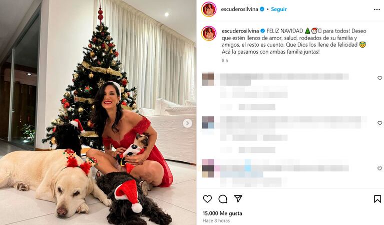 Así festejaron la Navidad los famosos: sus cenas familiares y sus deseos más íntimos