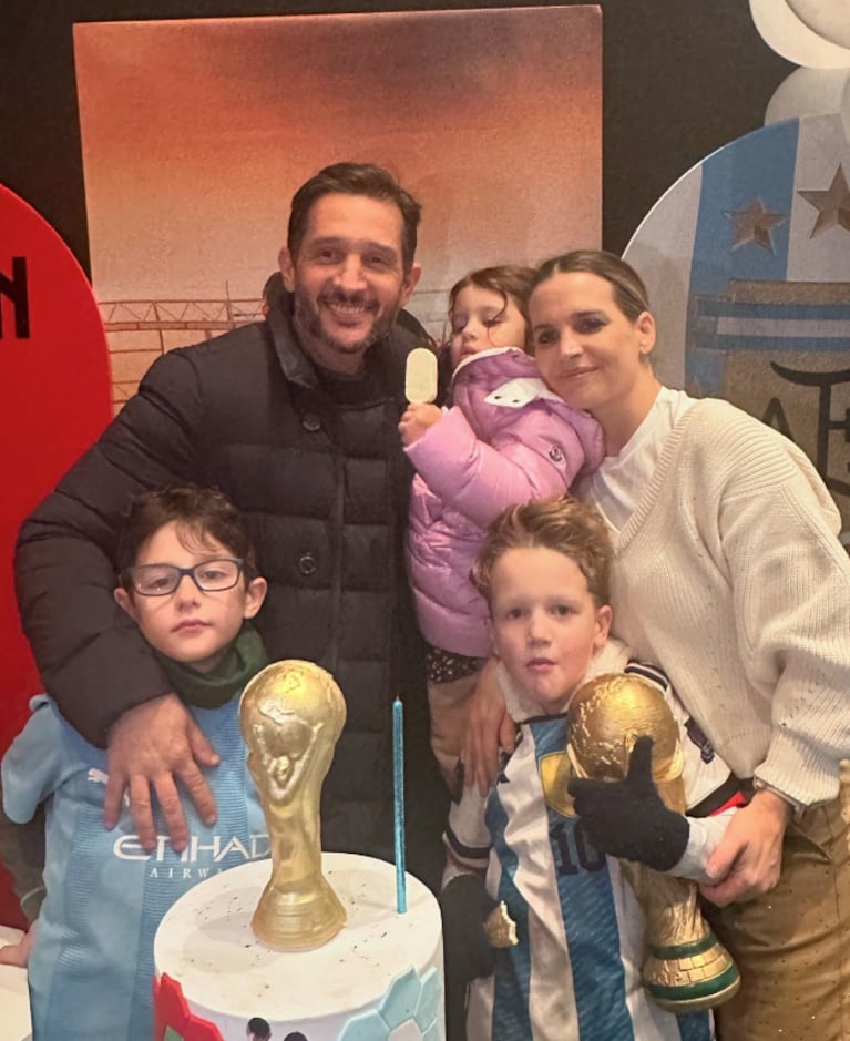 Así fue el cumple de Beltrán, el hijo de Sabrina Garciarena y Germán Paoloski, inspirado en la Selección