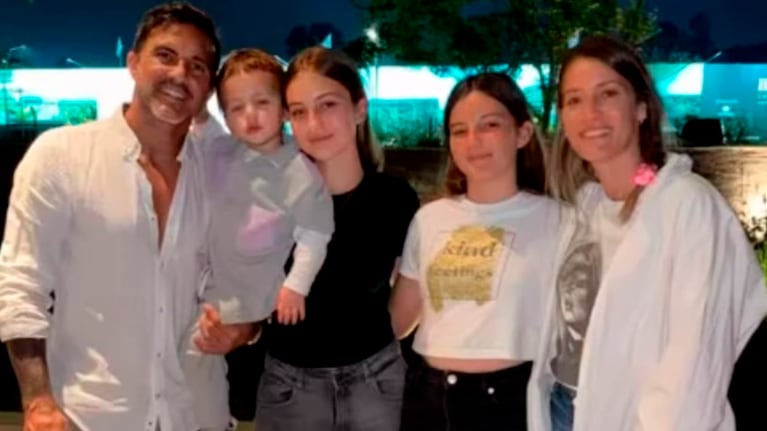 Así fue el cumpleaños de Indiana con Fabián Cubero y Mica Viciconte.