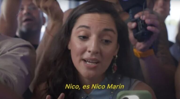 Así fue el debut de Jana Maradona como actriz: el video interpretando a una periodista