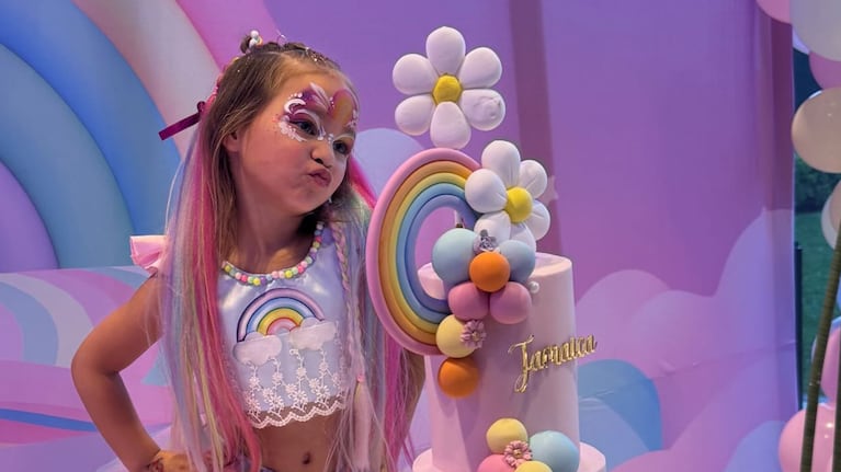 Así fue el espectacular cumpleaños de Jamaica, la hija de L-Gante y Tamara Báez | Créditos: Instagram @lgante_keloke