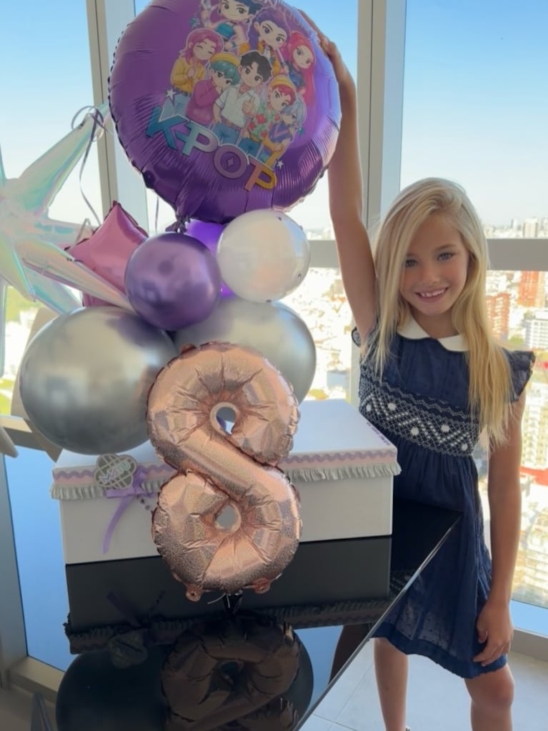 Así fue el festejo de Matilda, la hija de Luciana Salazar, que cumplió ocho años