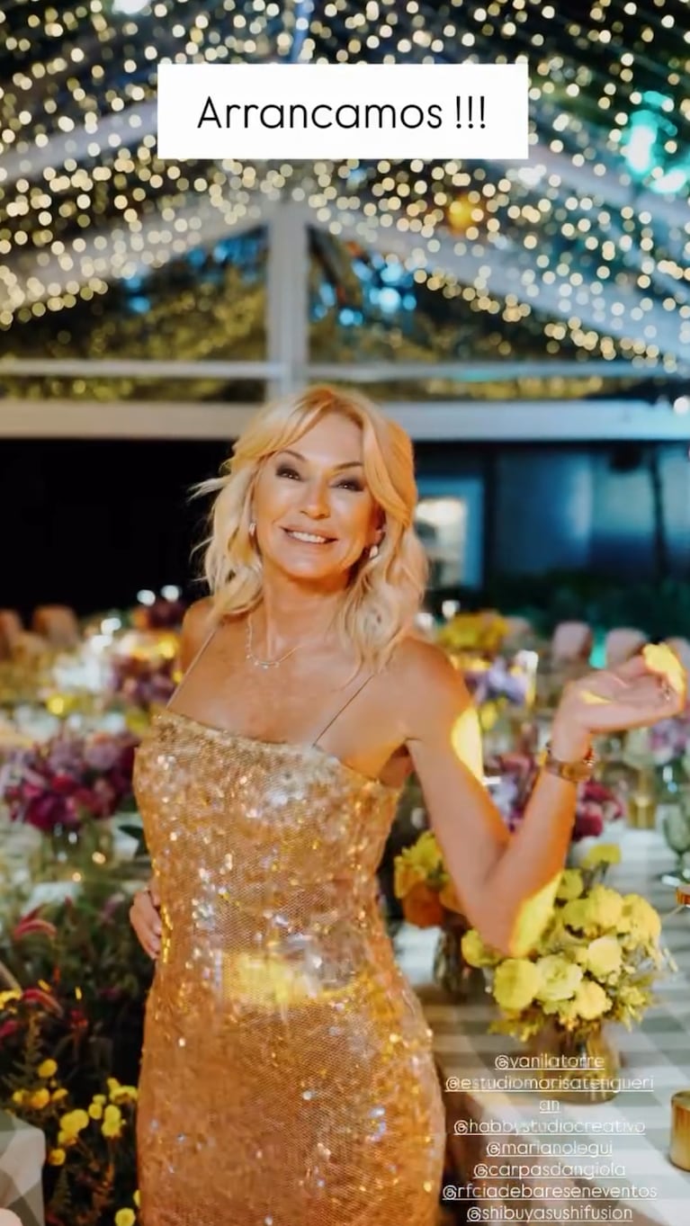 Así fue el mega cumpleaños de Yanina Latorre (Captura de Instagram)