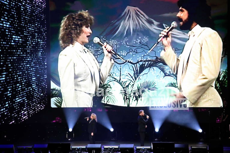 Así fue el regreso de Pimpinela a los escenarios (Foto: Movilpress)