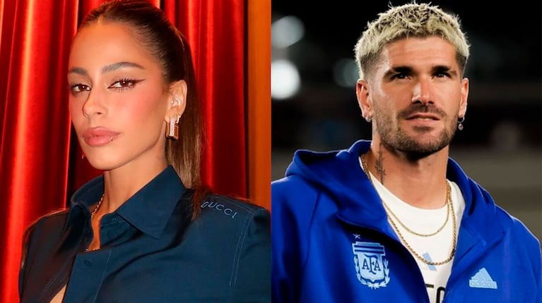 Así fue el romántico intercambio entre Tini Stoessel y Rodrigo de Paul en Instagram