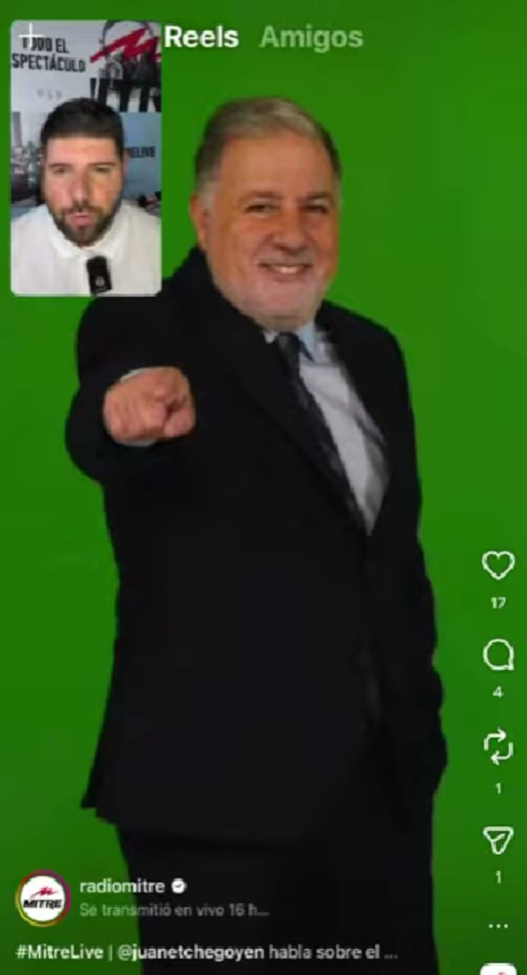 Así fue la sesión de fotos de Fabián Doman antes de la cancelación de su programa de TV | Créditos: Captura Mitre Live