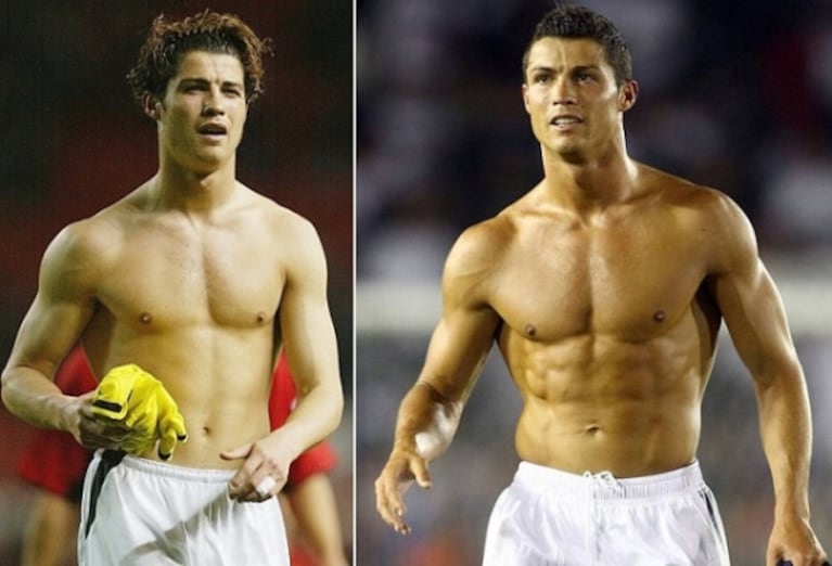 Así fue la transformación del laureado futbolista Cristiano Ronaldo   