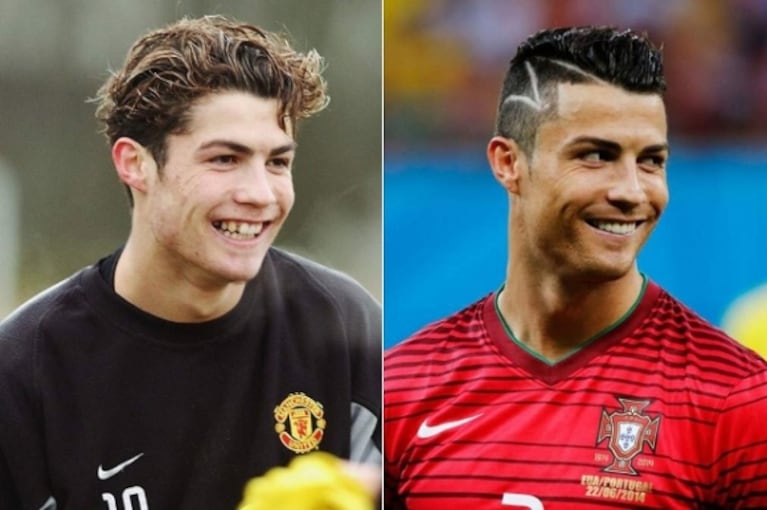 Así fue la transformación del laureado futbolista Cristiano Ronaldo   