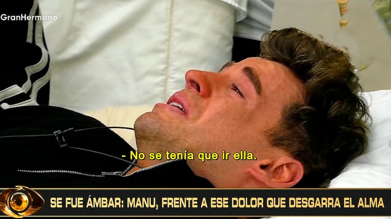 Así Gran Hermano le comunicó a Manuel Ibero la muerte de su perra (captura de Telefe)