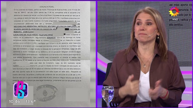 Así habría extorsionado el taxi boy de Maxi Ghione a otro cliente.