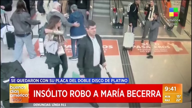 Así le robaron a María Becerra su premio por doble disco de Platino: el video