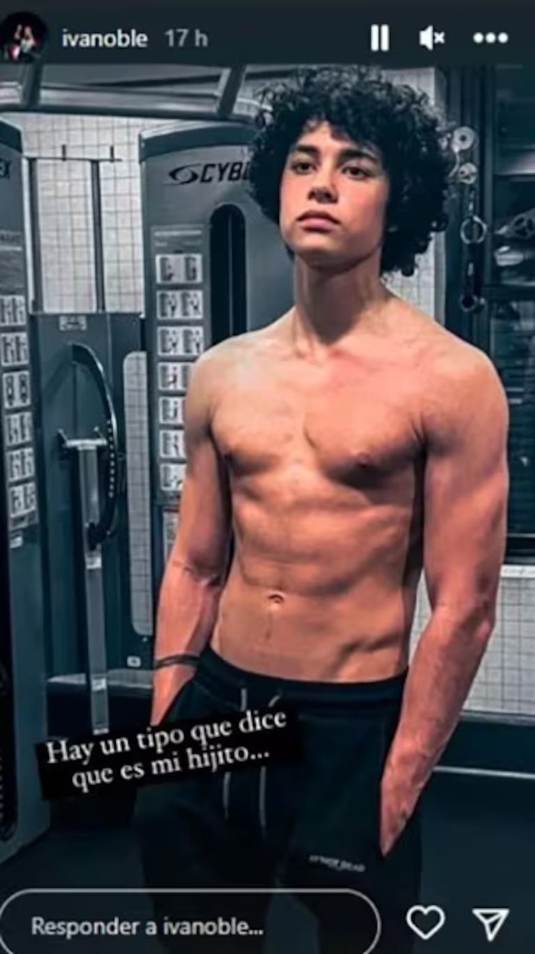 Así luce hoy Benito, el hijo de Julieta Ortega e Iván Noble que cumplió 19 años