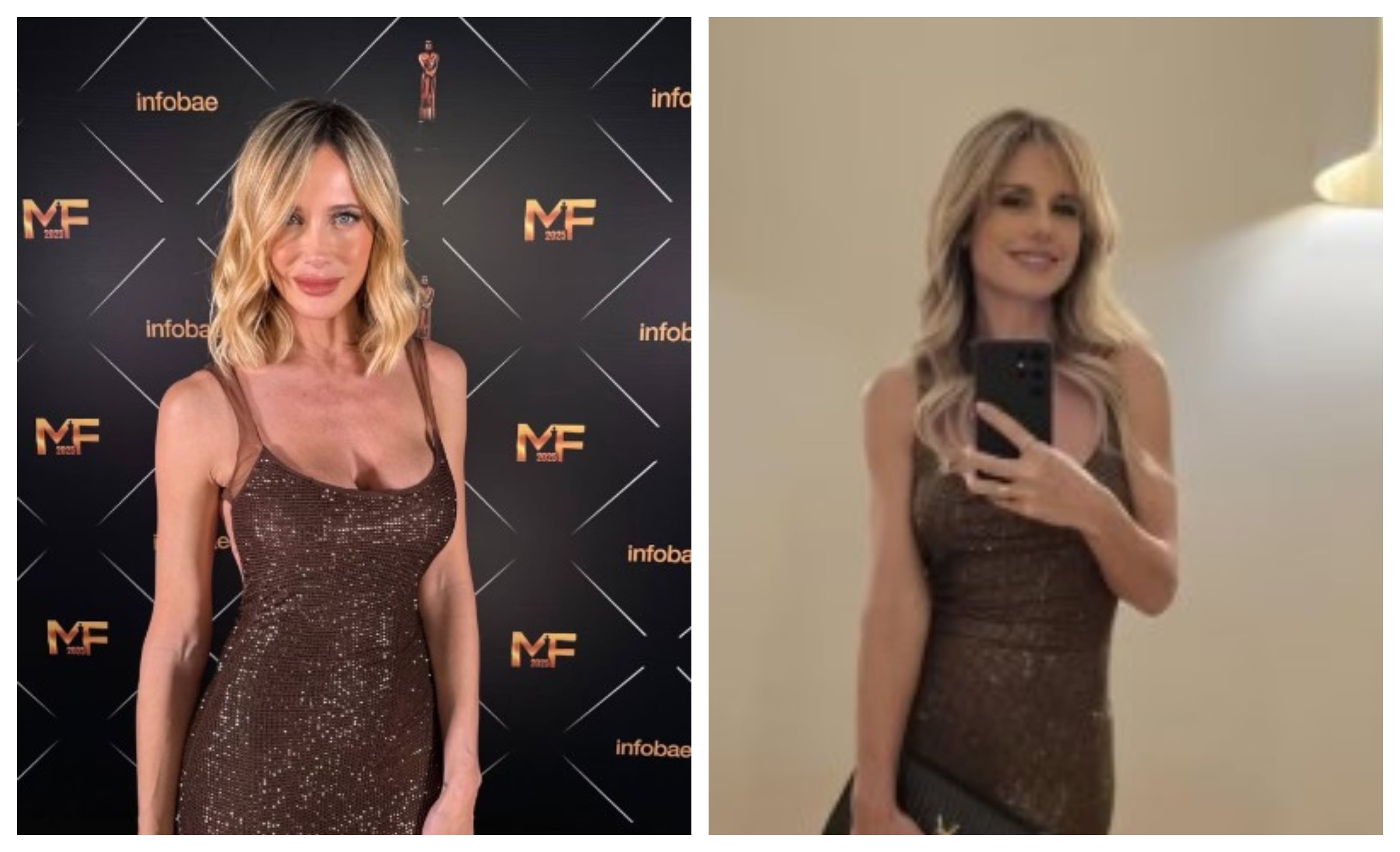Así lucieron Julieta Prandi y Mariana Fabbiani en los MF Portales Web | Créditos: Instagram @jprandi y @marianafabbiani