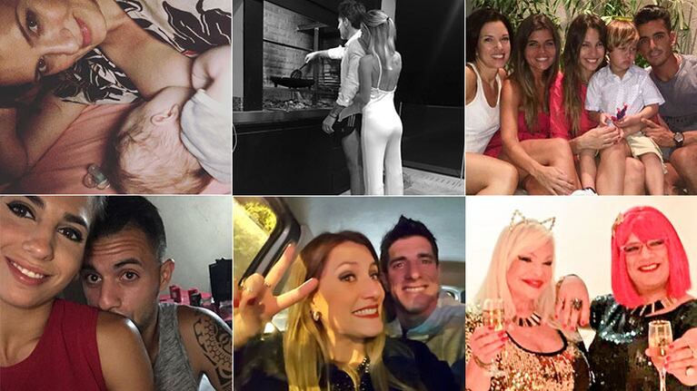 Así pasan la Navidad los famosos. Fotos: Twitter, Instagram y Facebook.
